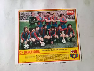 Плакат из журнала Стадион- Barcelona 11