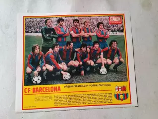 Плакат из журнала Стадион- Barcelona 12