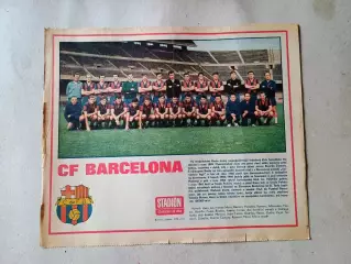 Плакат из журнала Стадион- Barcelona 15