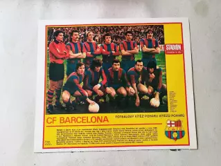 Плакат из журнала Стадион- Barcelona 17