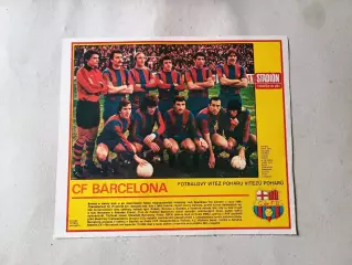 Плакат из журнала Стадион- Barcelona 18