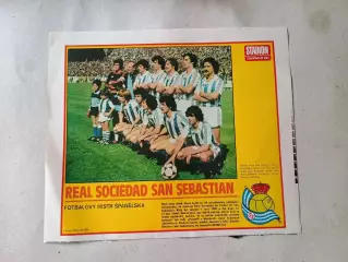 Плакат из журнала Стадион- San Sebastian 2