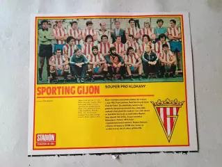 Плакат из журнала Стадион- Gijon 3