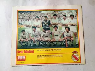 Плакат из журнала Стадион- Real 5