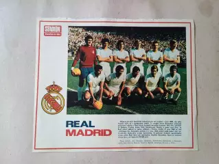 Плакат из журнала Стадион- Real 13