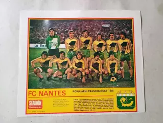 Плакат из журнала Стадион- Nantes 6