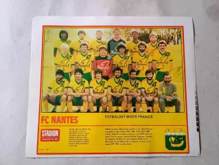 Плакат из журнала Стадион- Nantes 11