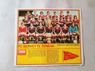 Плакат из журнала Стадион- Servette 3