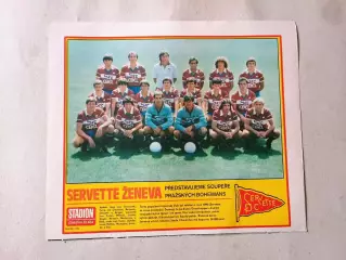 Плакат из журнала Стадион- Servette 7
