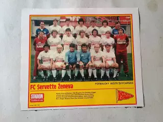 Плакат из журнала Стадион- Servette 11