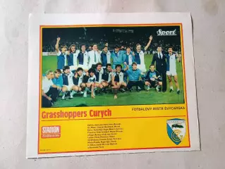 Плакат из журнала Стадион- Grasshoppers