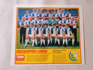 Плакат из журнала Стадион- Grasshoppers 7