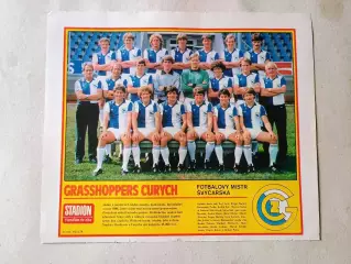 Плакат из журнала Стадион- Grasshoppers 8