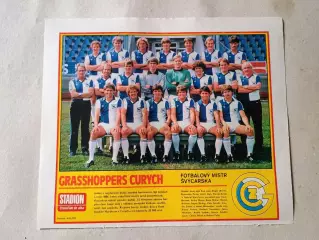 Плакат из журнала Стадион- Grasshoppers 9