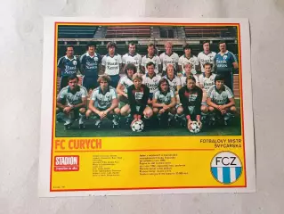 Плакат из журнала Стадион- Zurich 7