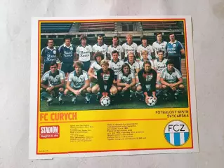 Плакат из журнала Стадион- Zurich 8