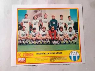 Плакат из журнала Стадион- Zurich 11