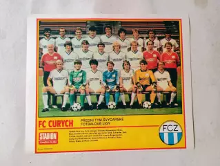 Плакат из журнала Стадион- Zurich 13