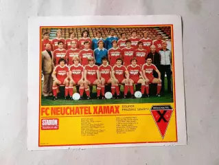 Плакат из журнала Стадион- Neuchatel