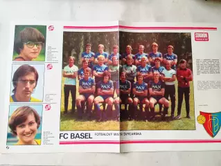 Плакат из журнала Стадион- Basel