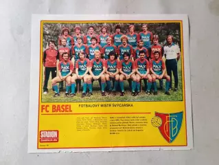 Плакат из журнала Стадион- Basel 7