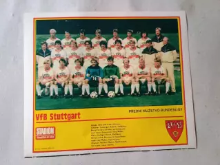 Плакат из журнала Стадион- Stuttgart
