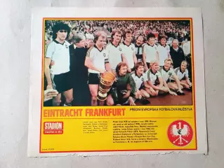 Плакат из журнала Стадион- Frankfurt