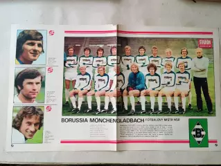 Плакат из журнала Стадион- Monchengladbach 4