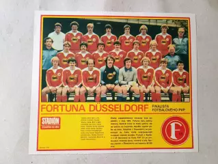 Плакат из журнала Стадион- Dusseldorf