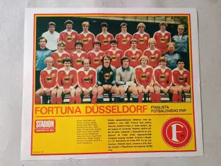 Плакат из журнала Стадион- Dusseldorf 2