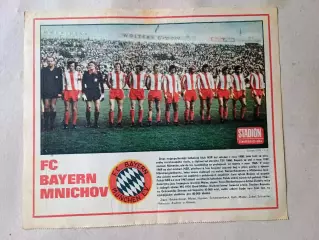 Плакат из журнала Стадион- Bayern 9