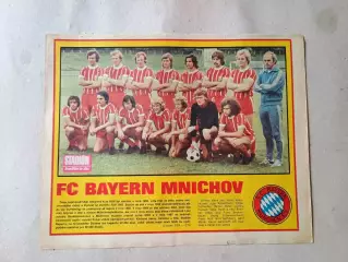 Плакат из журнала Стадион- Bayern 10