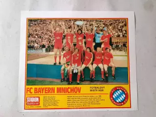 Плакат из журнала Стадион- Bayern 17