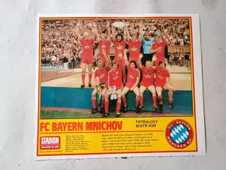 Плакат из журнала Стадион- Bayern 18
