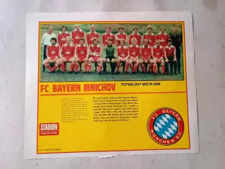 Плакат из журнала Стадион- Bayern 19