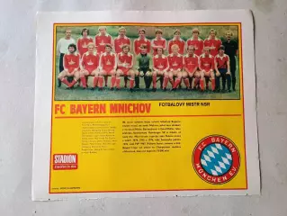 Плакат из журнала Стадион- Bayern 20
