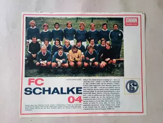Плакат из журнала Стадион- Schalke