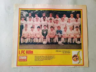 Плакат из журнала Стадион- Koln