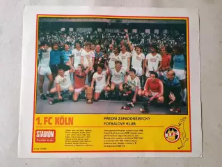 Плакат из журнала Стадион- Koln 6