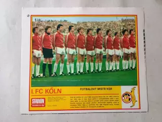 Плакат из журнала Стадион- Koln 10