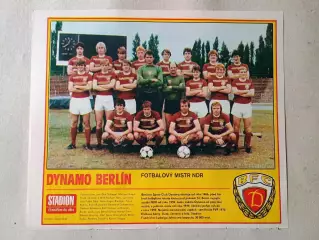 Плакат из журнала Стадион- Dynamo Berlin 3