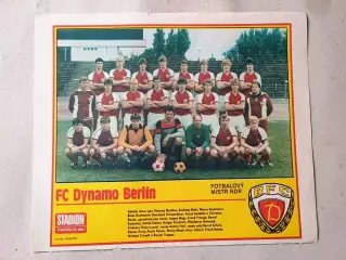 Плакат из журнала Стадион- Dynamo Berlin 12