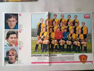 Плакат из журнала Стадион- Dynamo Dresden 7