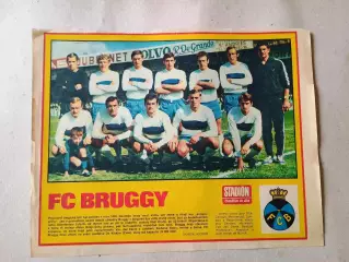 Плакат из журнала Стадион- Bruggy