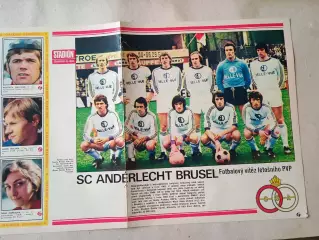 Плакат из журнала Стадион- Anderlecht