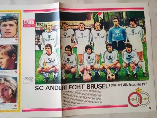 Плакат из журнала Стадион- Anderlecht 2