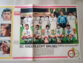 Плакат из журнала Стадион- Anderlecht 3