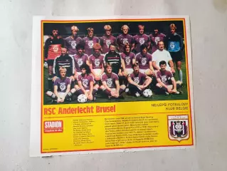 Плакат из журнала Стадион- Anderlecht 4