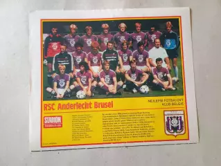 Плакат из журнала Стадион- Anderlecht 5