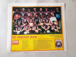 Плакат из журнала Стадион- Anderlecht 6